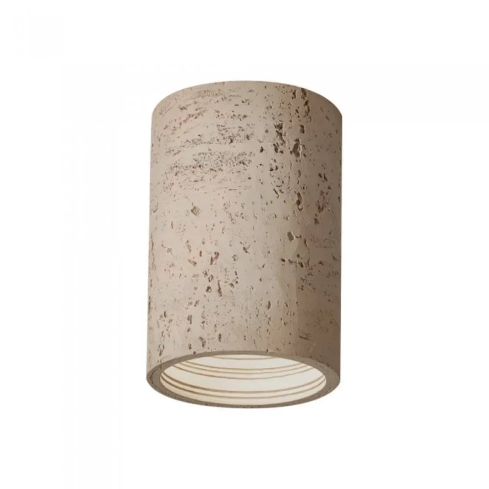Vaelis Wabi-Sabi Cylindrical Ceiling Lamp Composite Integrated LED Surface-Mount
