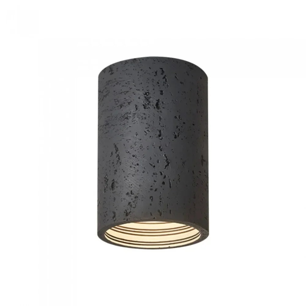 Vaelis Wabi-Sabi Cylindrical Ceiling Lamp Composite Integrated LED Surface-Mount