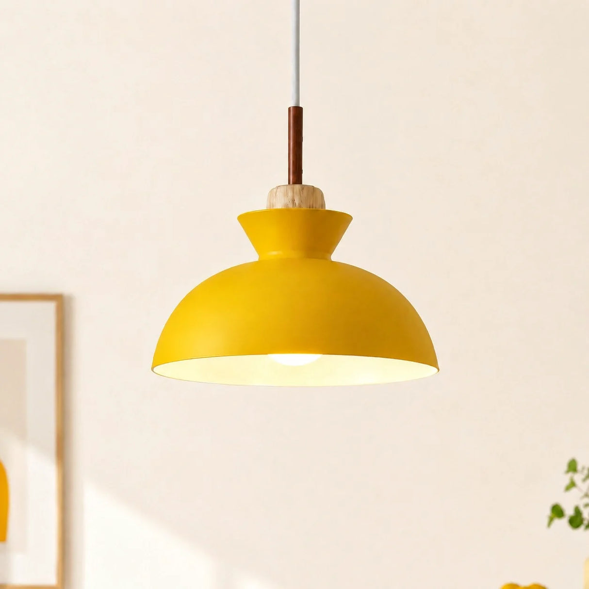 Valarie Scandinavian Wood Pendant Light Modern Fixture