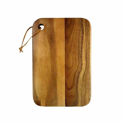 Acacia wood chopping board with smooth finish