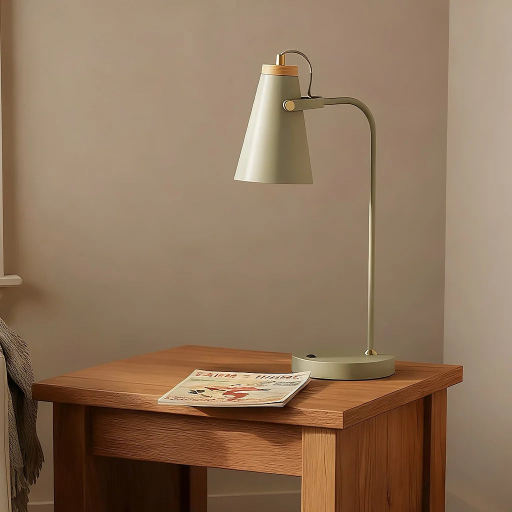 Adjustable industrial metal desk lamp further product image 4