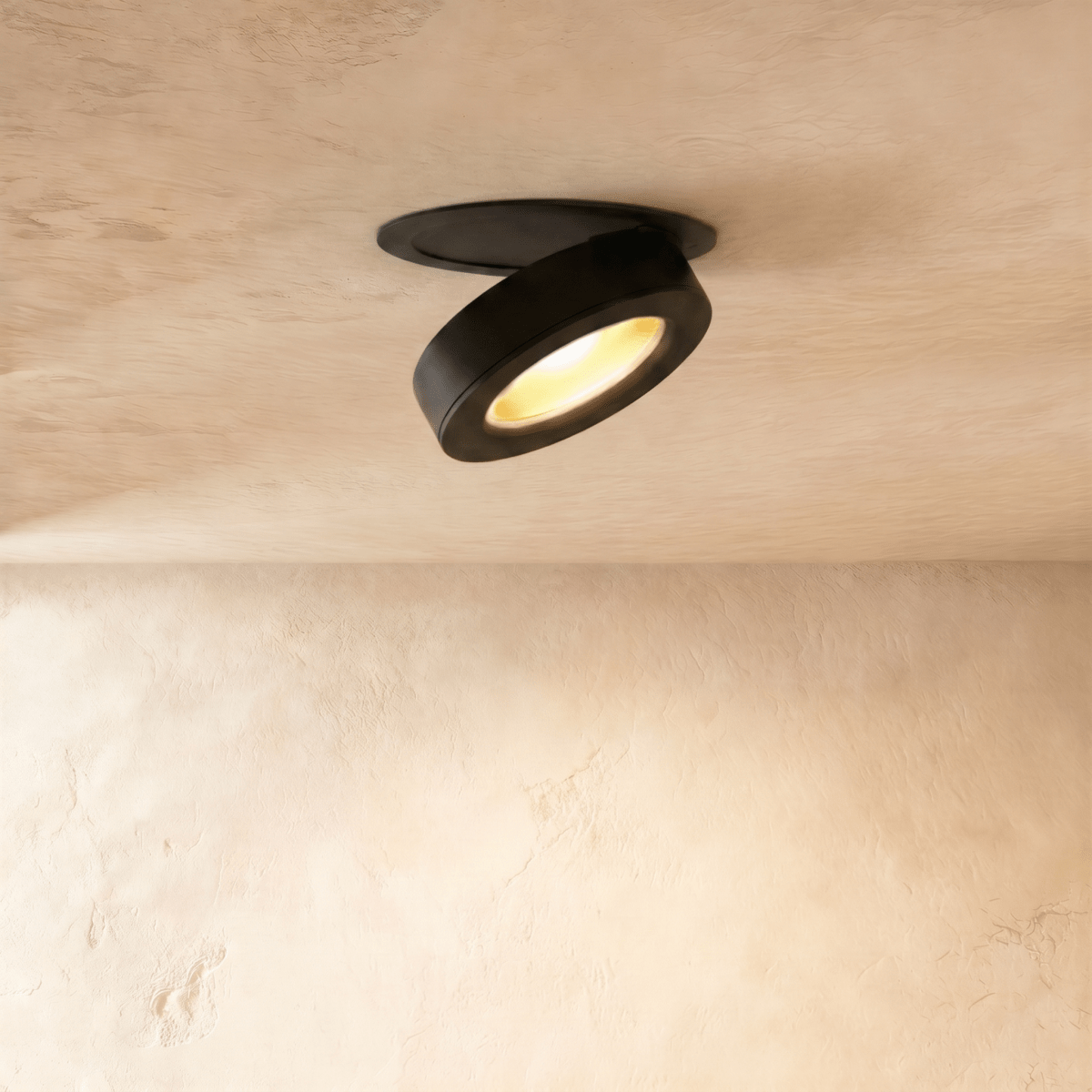 Adjustable rotatable semi recessed LED downlight colour option view 3