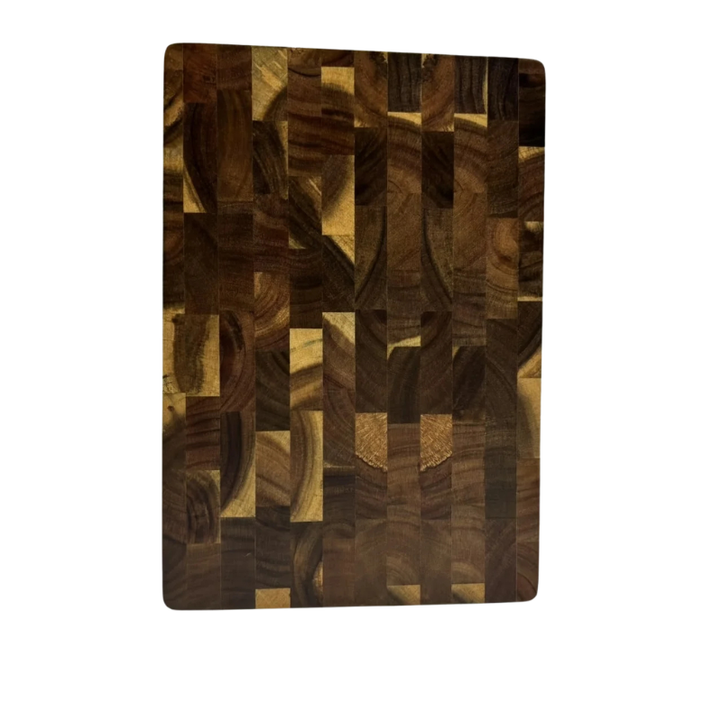 bamboo cutting board raw meat preparation surface