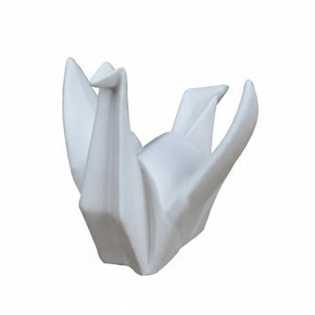 Bird Statue - Cute Desk Ornament Decorative Ceramic Animal Sculpture for Home Decor - Ceramic Animal Sculptures - Hurbane Home