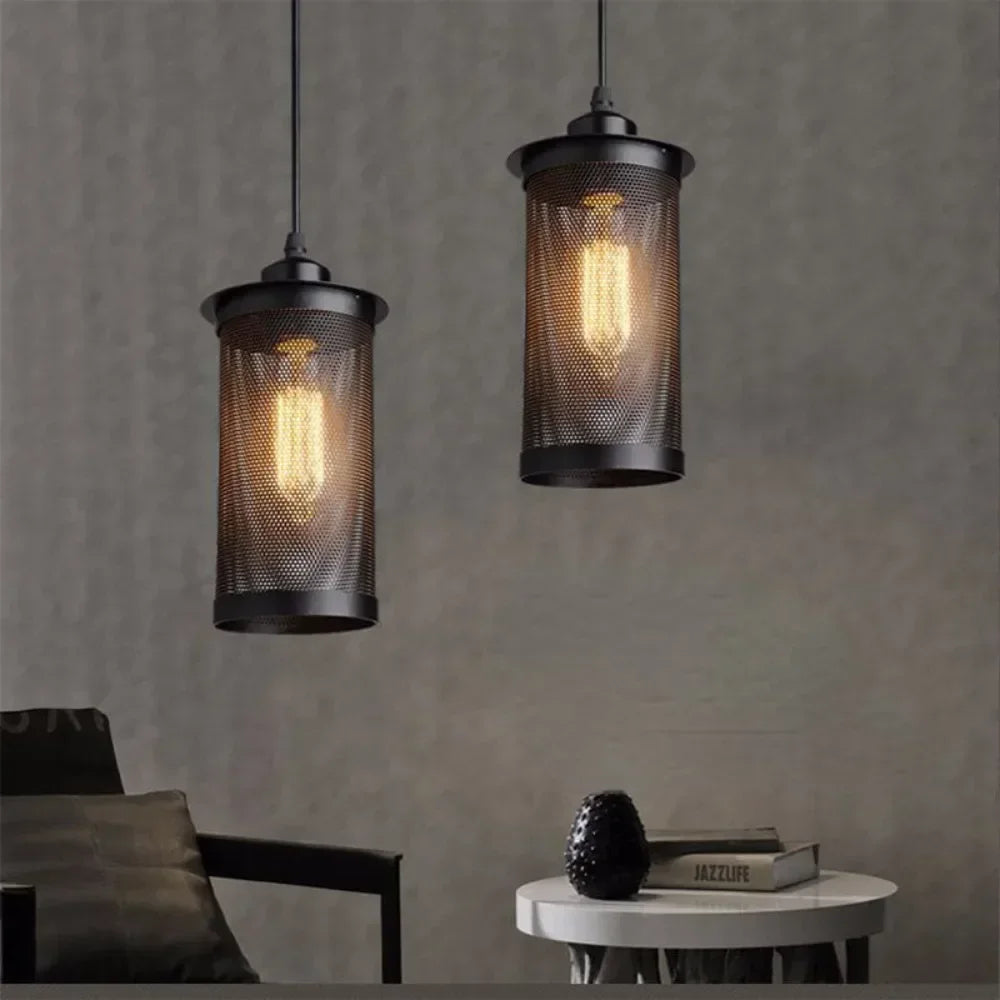 Black metal pendant chandelier main product view