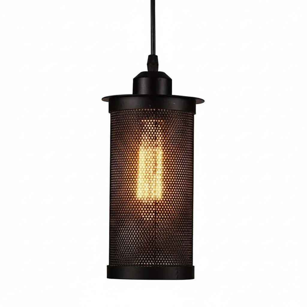 Black metal pendant chandelier thumbnail
