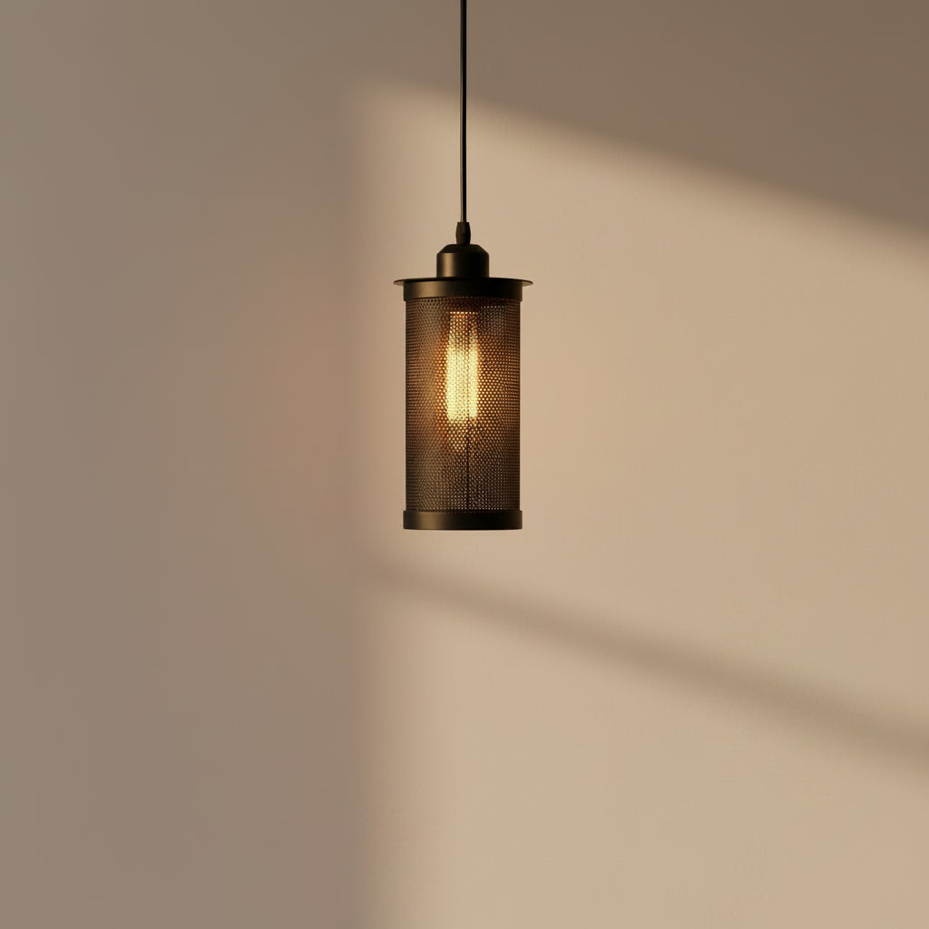 Black metal pendant chandelier thumbnail
