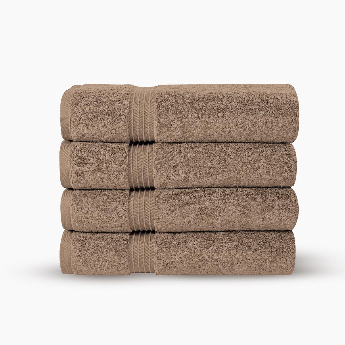 Premium Bath Towels | Set of 4 | Large, Absorbent, Beautiful Colors & Ultra Fluffy
