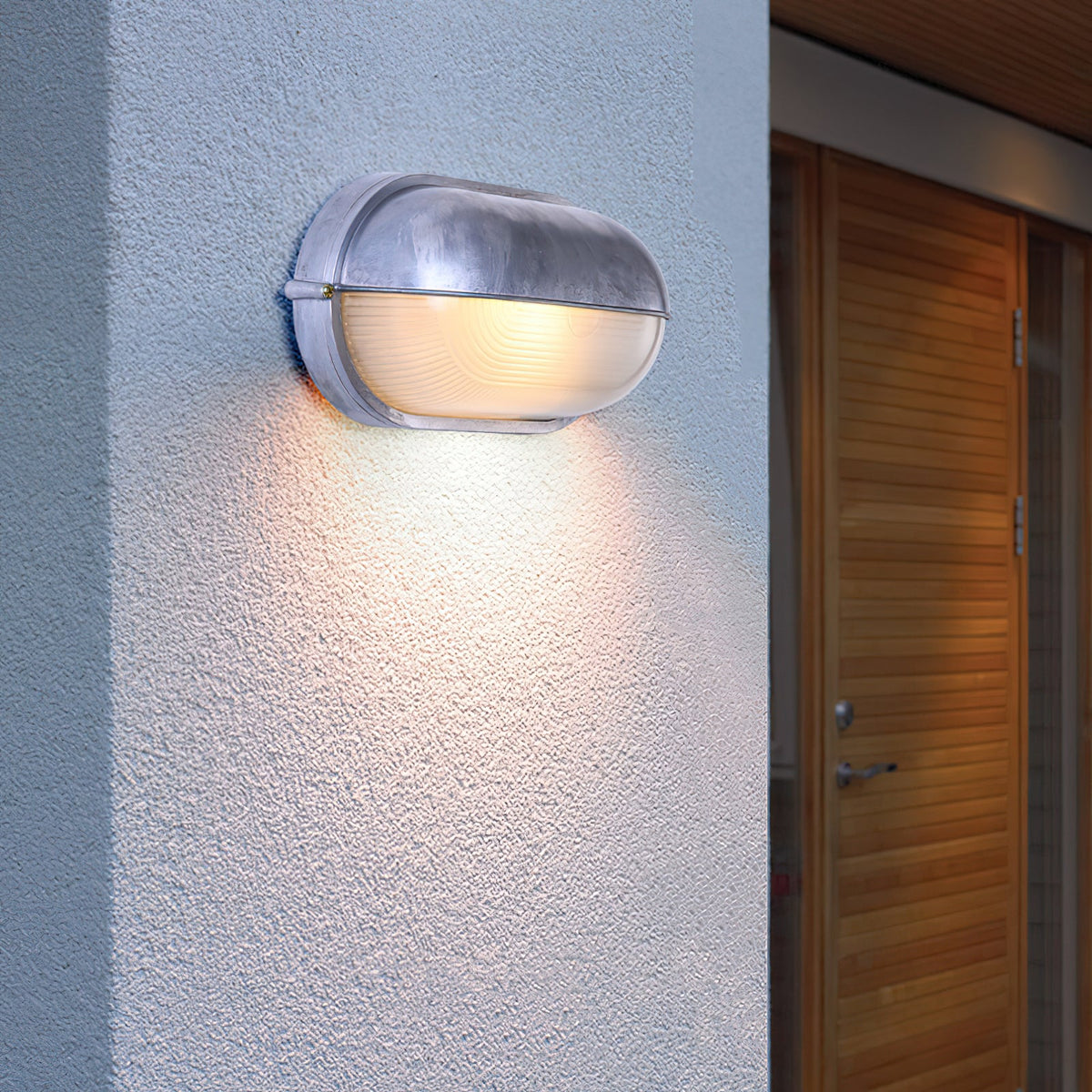 Cast aluminium bulkhead outdoor wall lamp further product image 28
