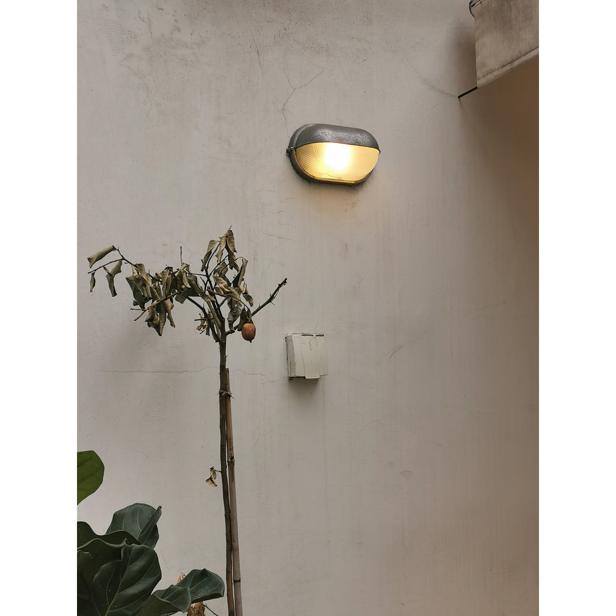 Cast aluminium bulkhead outdoor wall lamp colour option view 33
