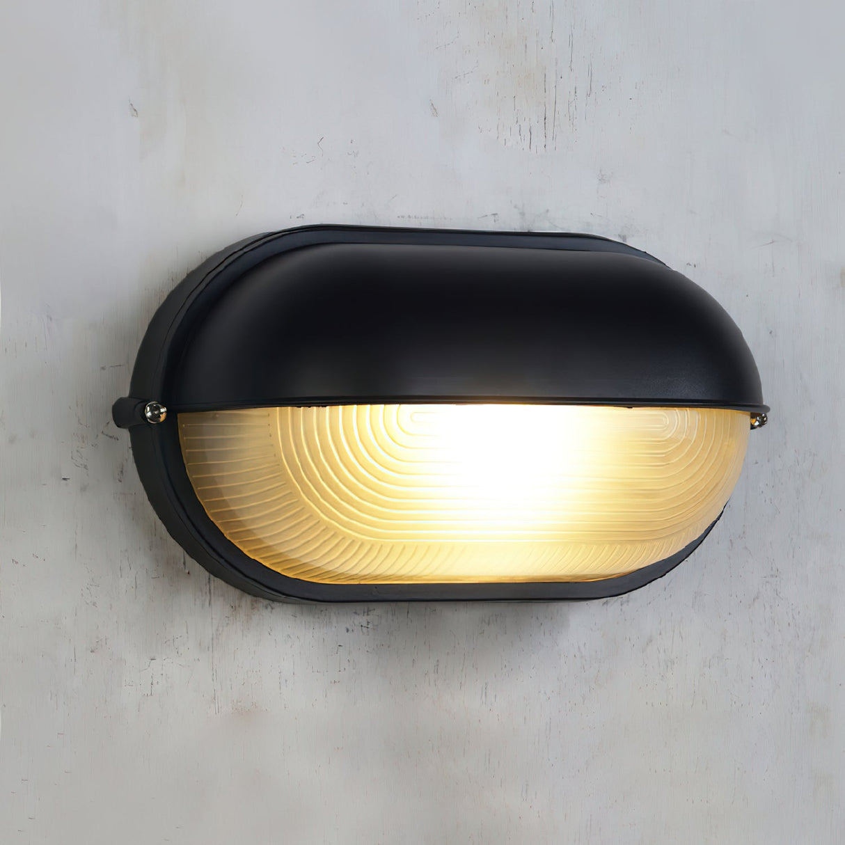 Cast aluminium bulkhead outdoor wall lamp alternative angle view 55