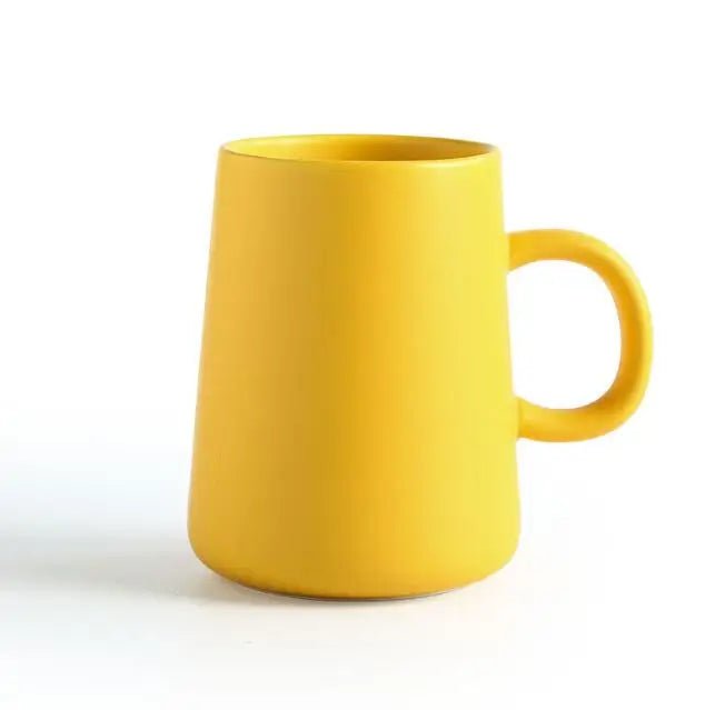 Ceramic Coffee Mug - Large Pottery Handgrip Tea And Coffee Cup - Ceramic Coffee Mug - Hurbane Home