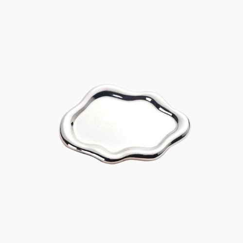 Ceramic Jewelry Tray – Cloud - Shaped Trinket Organizer for Rings and Accessories - Hurbane Home