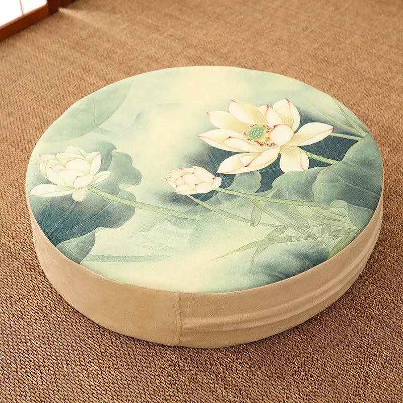 Chinese Floor Cushions - Comfortable Cotton Pads for Relaxed Seating - Japanese Floor Cushions - Hurbane Home