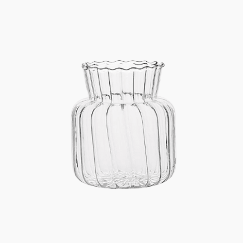 Clear Bud Vases – Nordic Transparent Glass Hydroponic Plant Bottle Decor - Hurbane Home