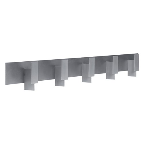 ferm LIVING Lager Coat Rack Powder-Coated Aluminum Wall-Mounted Hook Bar