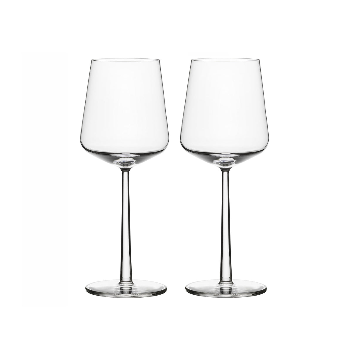 Elegant crystal wine glasses set of four with tall stems