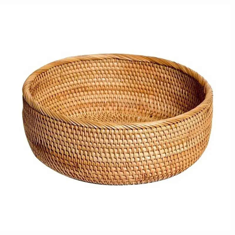 Decorative Storage Baskets - Chic Rattan Woven Organizers for Home Decor - Wooven Storage Baskets - Hurbane Home