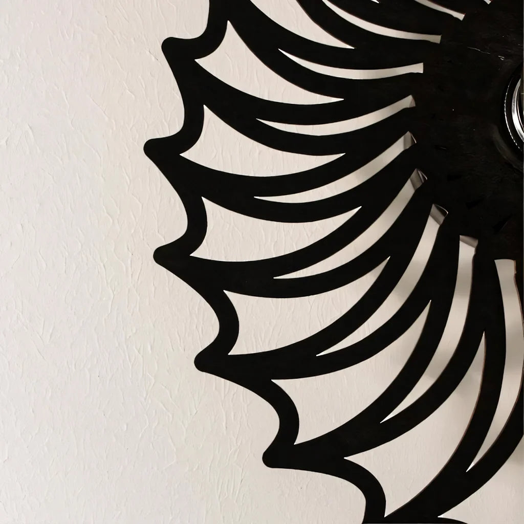 Close detail of the shell wall light edge