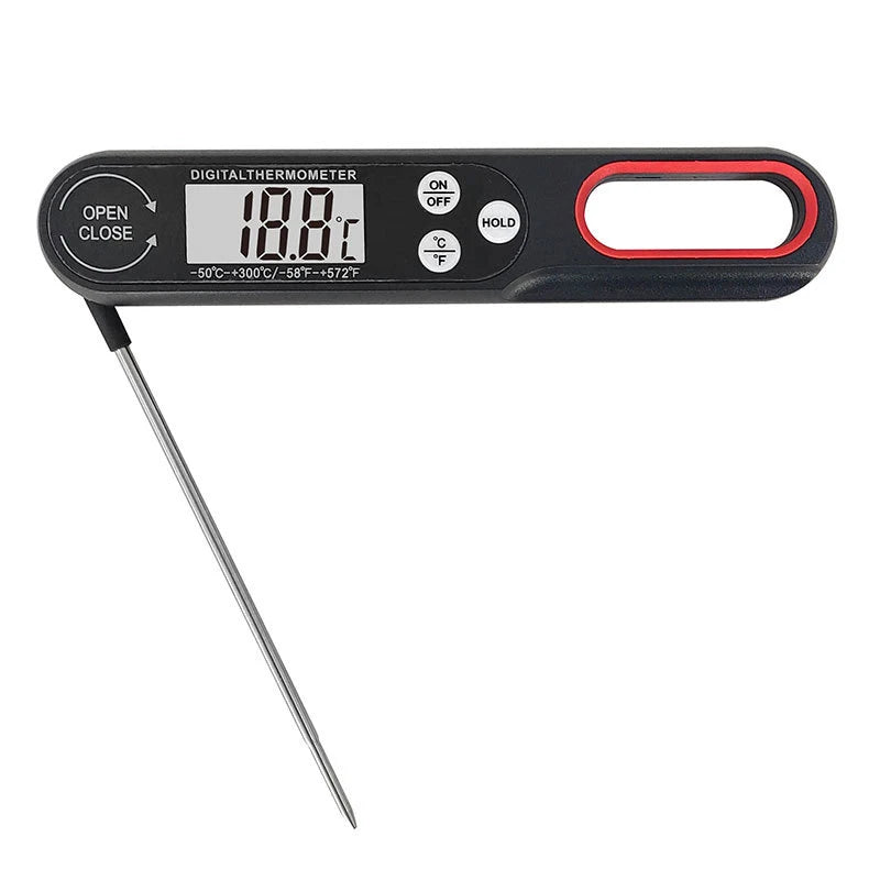 Meat Thermometer – Fast Digital Probe Tool for Grill Oven Cooking.