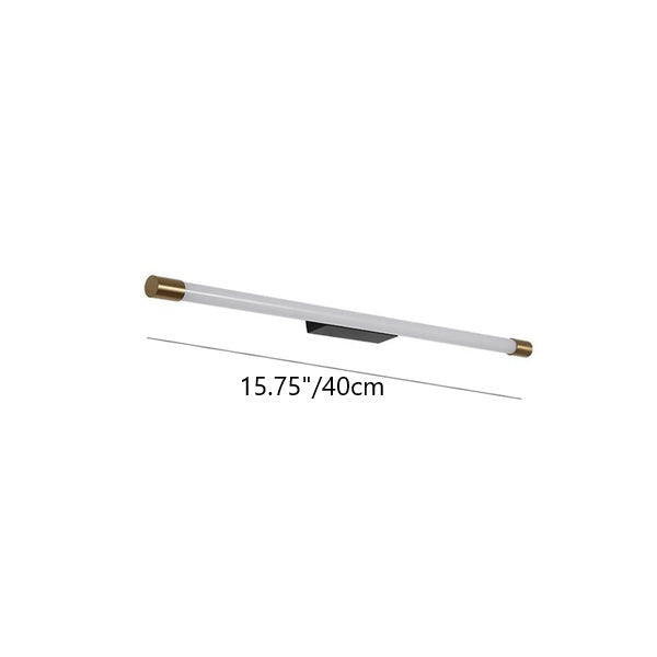 Modern Minimalist LED Wall Sconce Lamp Aluminum PC Thin Tube