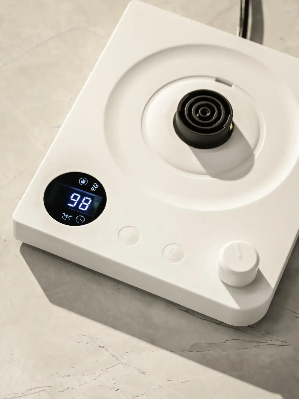 1000W Stainless Steel Gooseneck Electric Kettle with LED Temperature Display