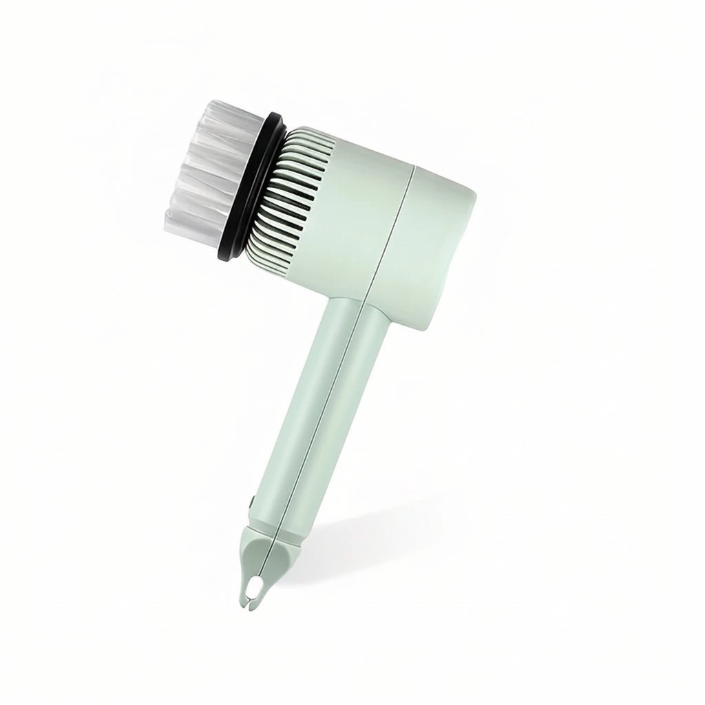 Electric Rotary Scrubber USB Rechargeable Cleaning Brush White - Hurbane Home