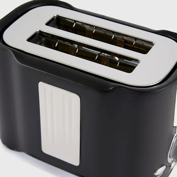 Electric Toaster Machine - 2 - Slice Wide Slot with Crumb Tray - Hurbane Home