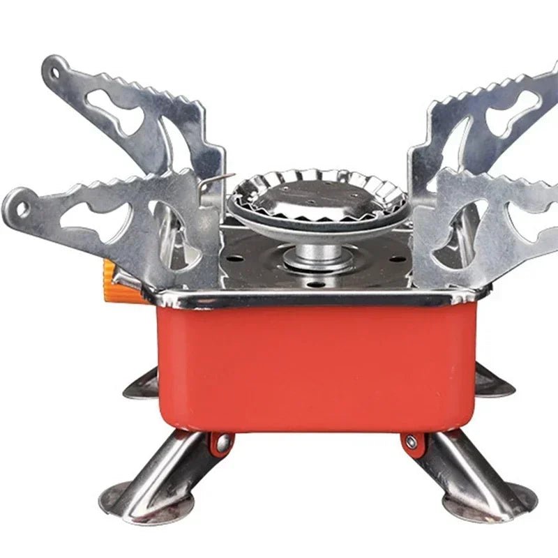 Folding Propane Camp Stove - Compact, Portable Gas Burner for Outdoor Cooking - Camping Gas Stove - Hurbane Home