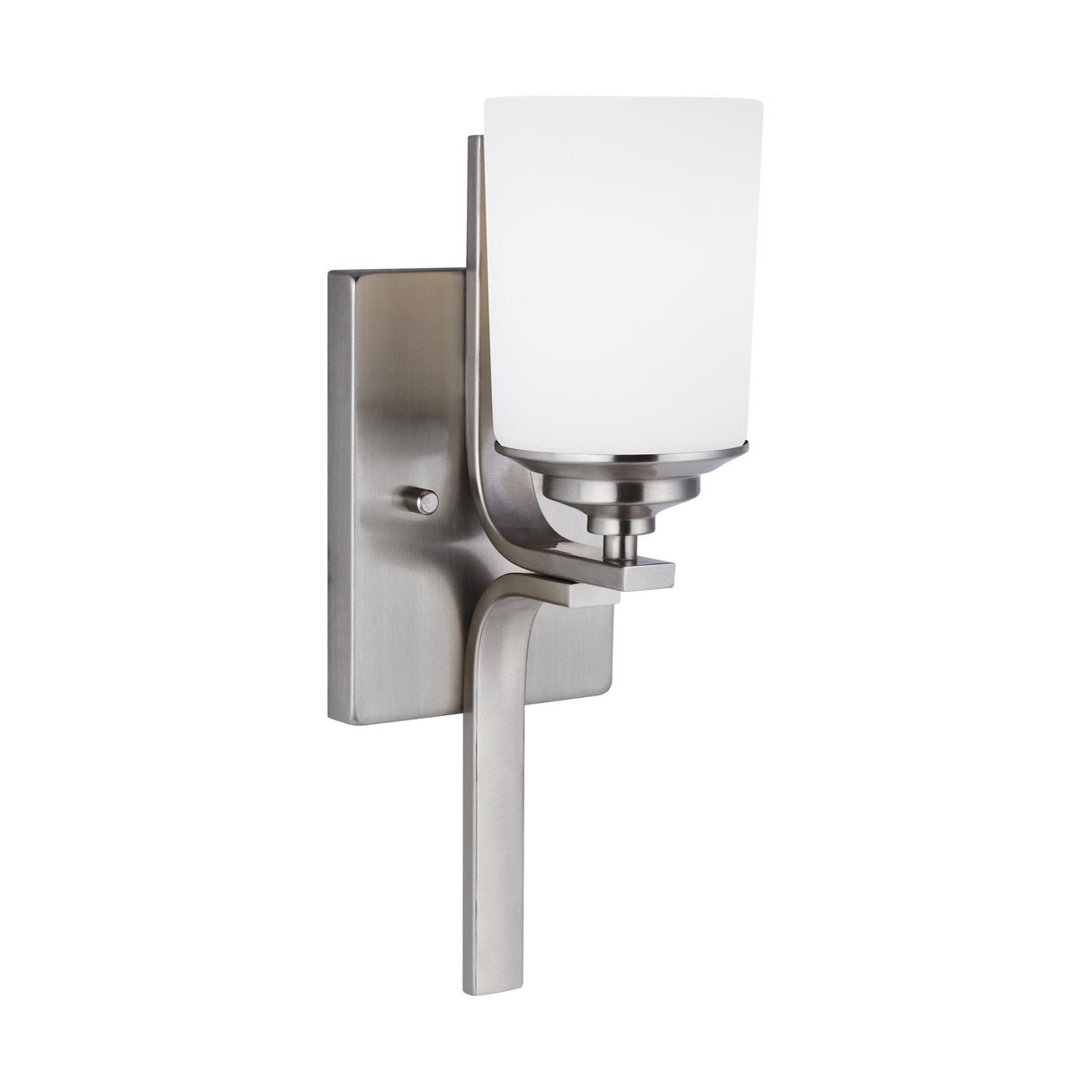 Kemal Bath Wall Light Modern Metal Glass Sconce Damp-Rated