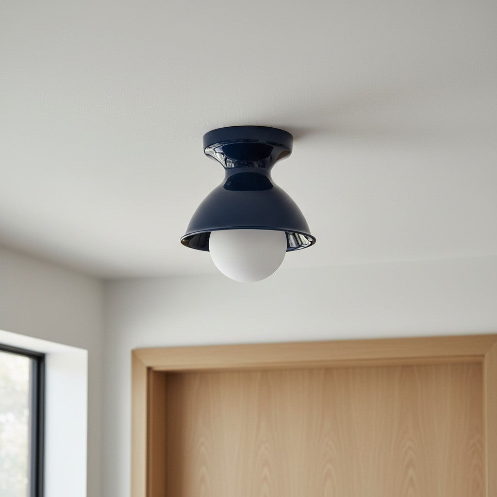 Glazed ceramic flush mount ceiling light additional product view 48