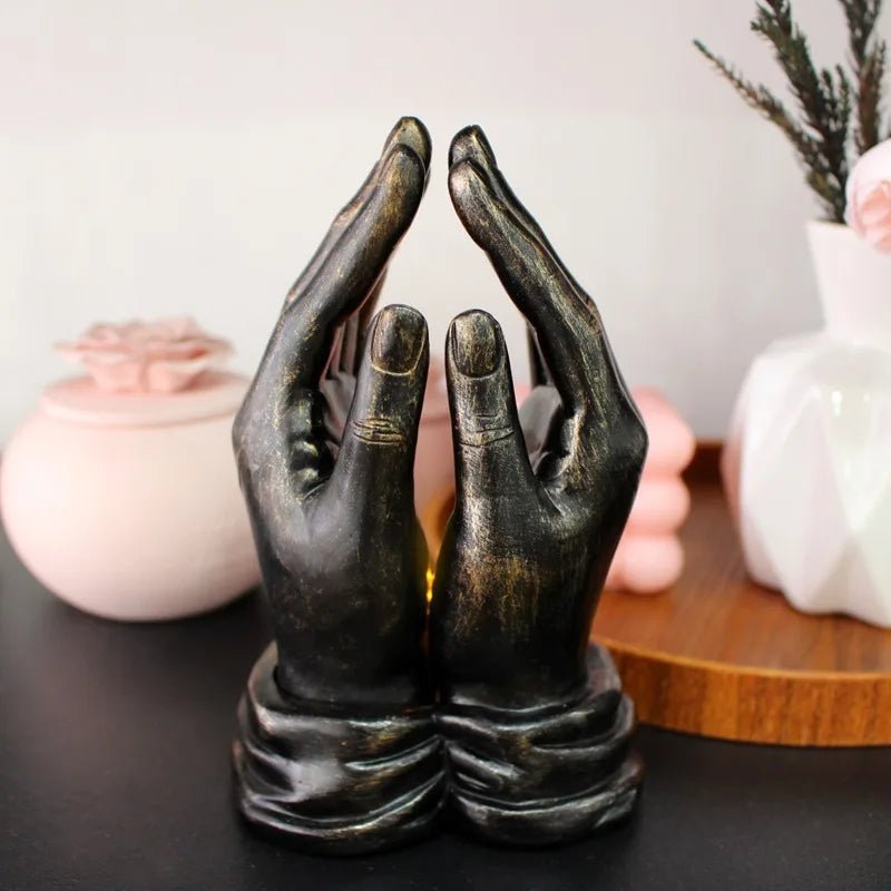 Hand Sculpture - Elegant Ceramic Art for Modern Home Decor - Ceramic Hand Sculpture - Hurbane Home