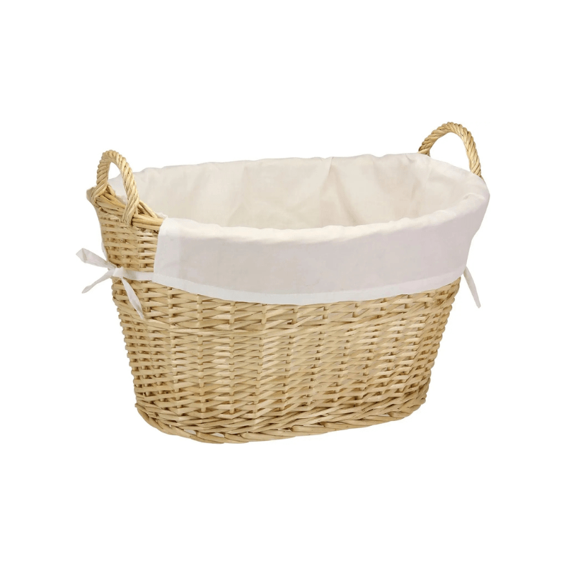 Handwoven Wicker Laundry Basket - Durable Willow Laundry Hamper for Efficient Storage - wicker laundry basket - Hurbane Home
