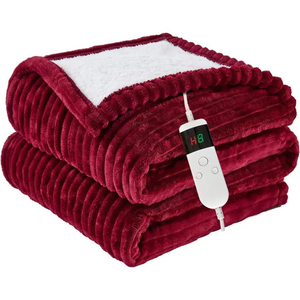 Heated Blanket for Full Body Comfort – Electric Blanket with Adjustable Heat - electric heated blanket - Hurbane Home