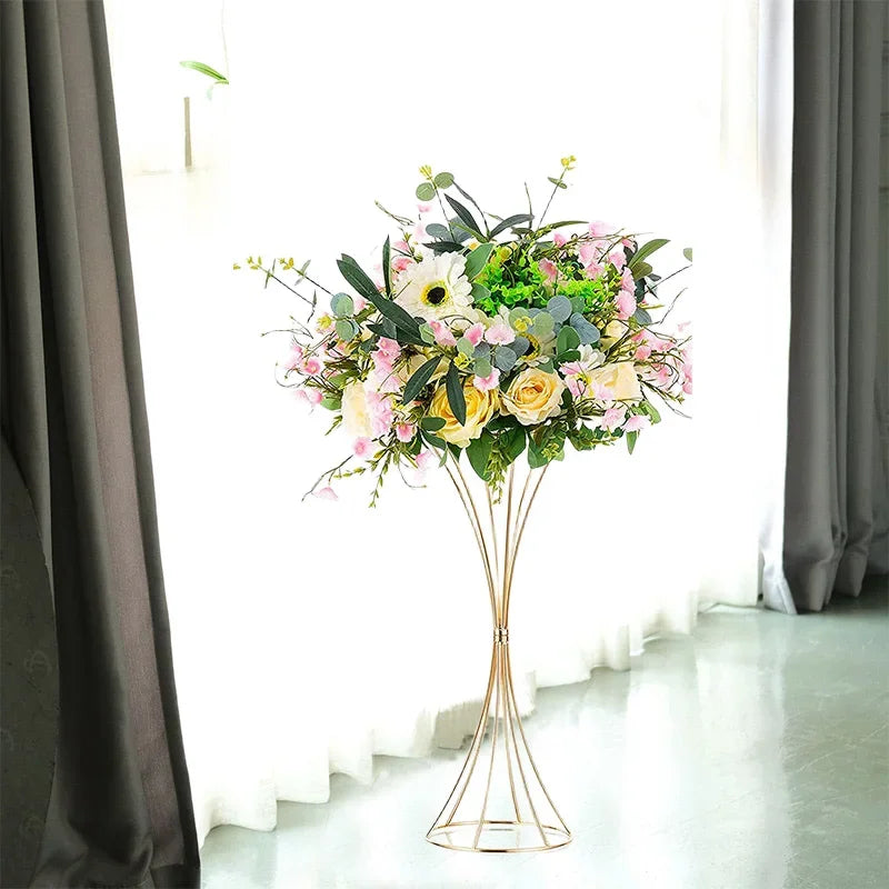 Modern iron flower vase set for events