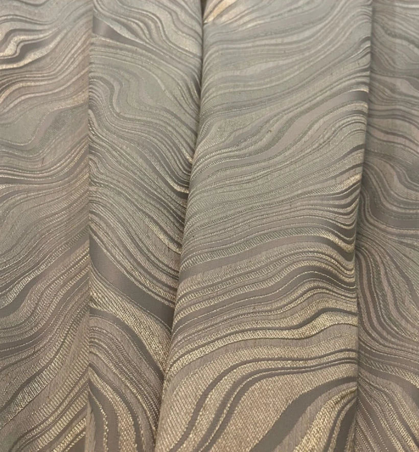 Jacquard Blackout Curtains – Thick Textured Grommet Panels for Modern Interiors - Hurbane Home