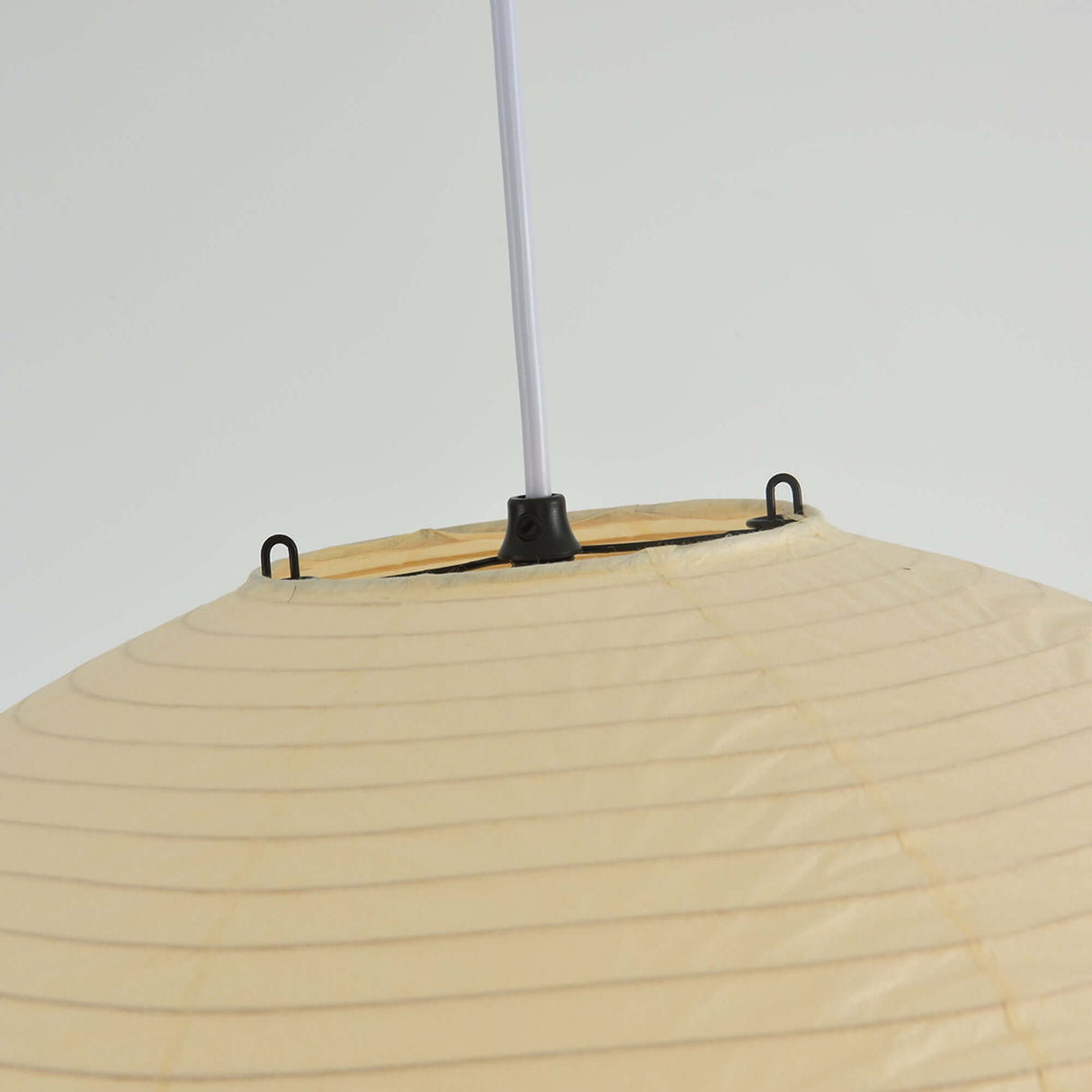 Japanese paper lantern pendant with a spherical washi paper shade, view 26
