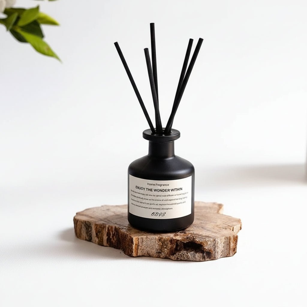 Jasmine Reed Diffuser - Aromatic Oil for Home Relaxation & Freshness - oil reed diffuser - Hurbane Home