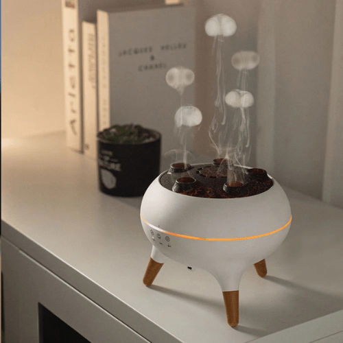 Jellyfish Air Humidifier – 250ml Essential Oil Diffuser Remote Control - Hurbane Home