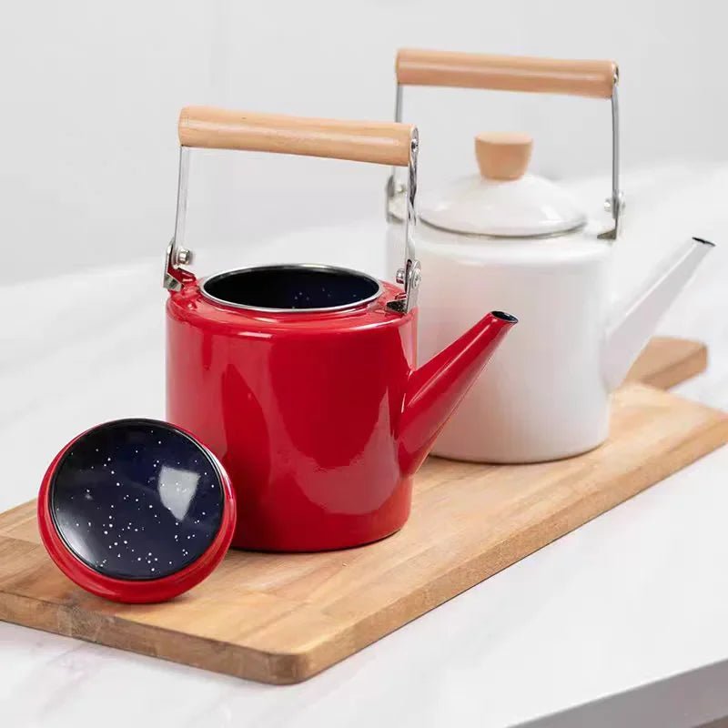 Kettle Induction Stove with Ceramic Body - Perfect for Tea Brewing - Ceramic Kettle - Hurbane Home