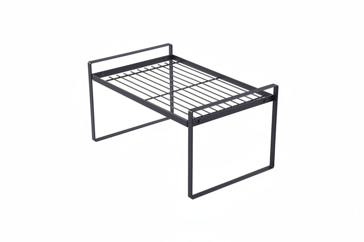 Kitchen Countertop Shelf Organizer - Space - Saving Adjustable Bamboo Rack for Kitchens - Kitchen Countertop Shelf - Hurbane Home