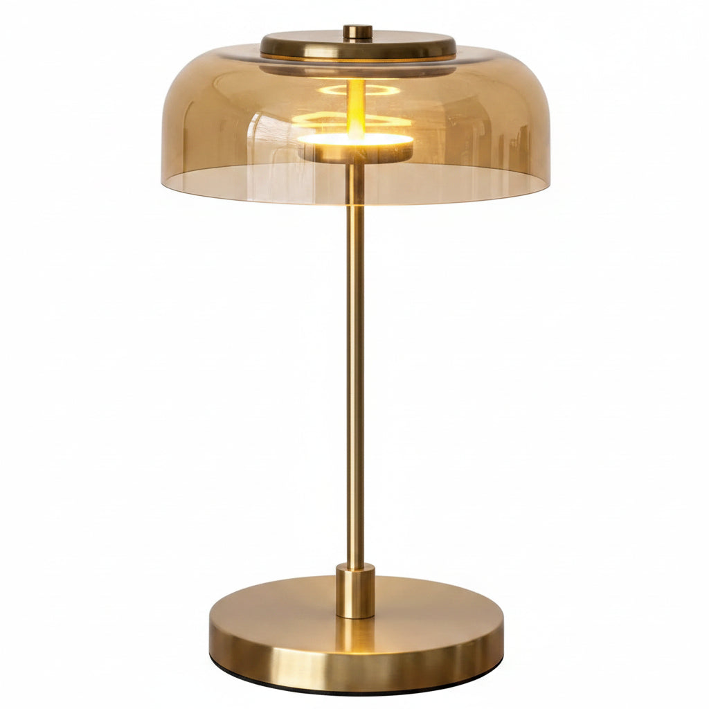 Lamp with table dimensions and size chart