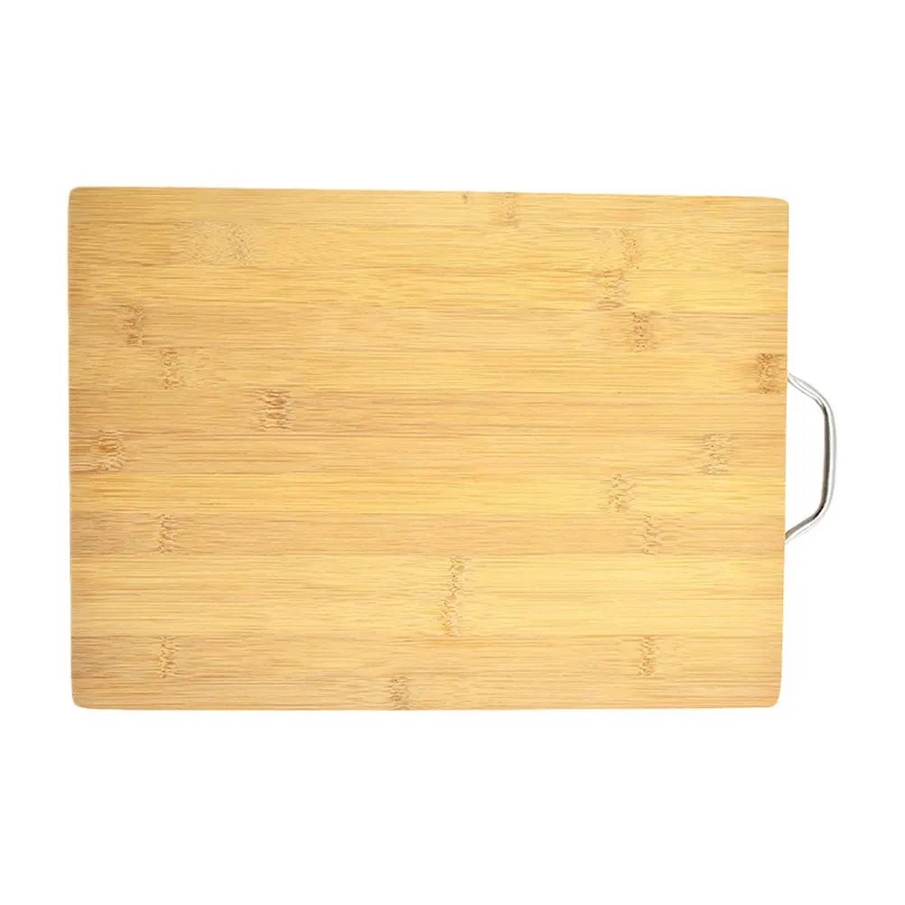 Large Bamboo Cutting Board – Thick Multi - Function Chopping Block - Wood Cutting Boards - Hurbane Home