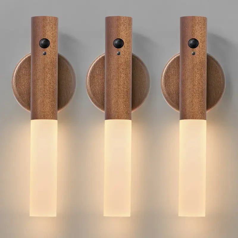 LED Motion Sensor Wall Light for Indoor Use – Rechargeable Night Light - Hurbane Home