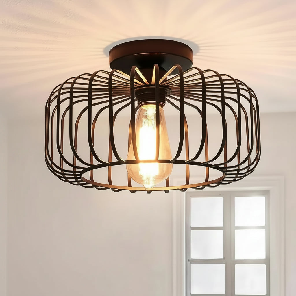 Light ceiling iron birdcage, main product view