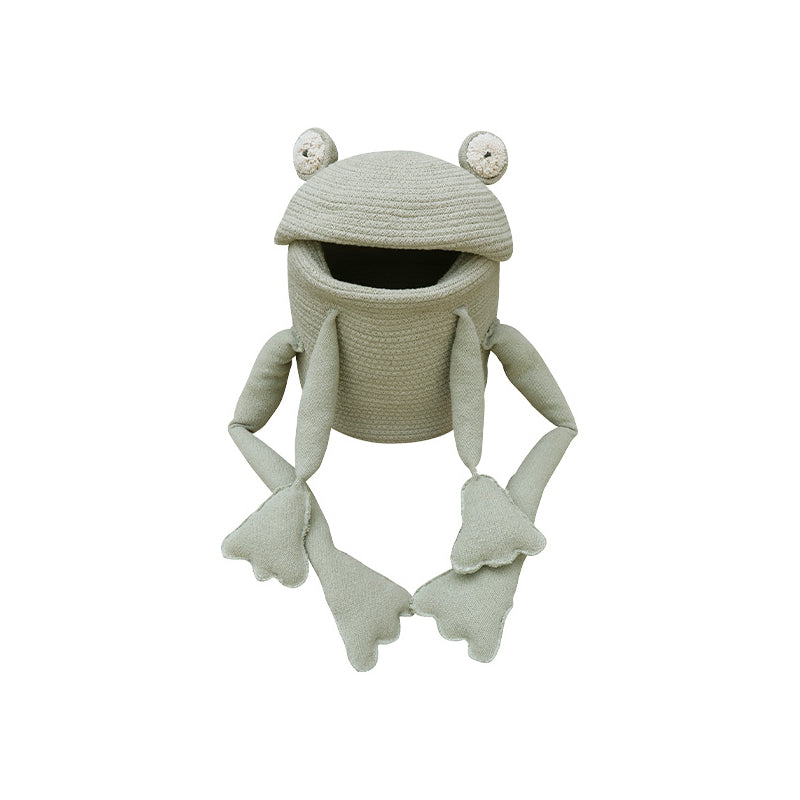 Fred the Frog Plush Cotton Storage Basket for Kids