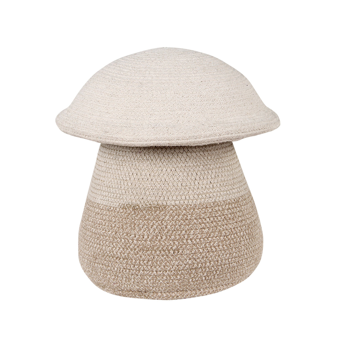Handmade Cotton Mushroom Storage Basket for Kids Toys