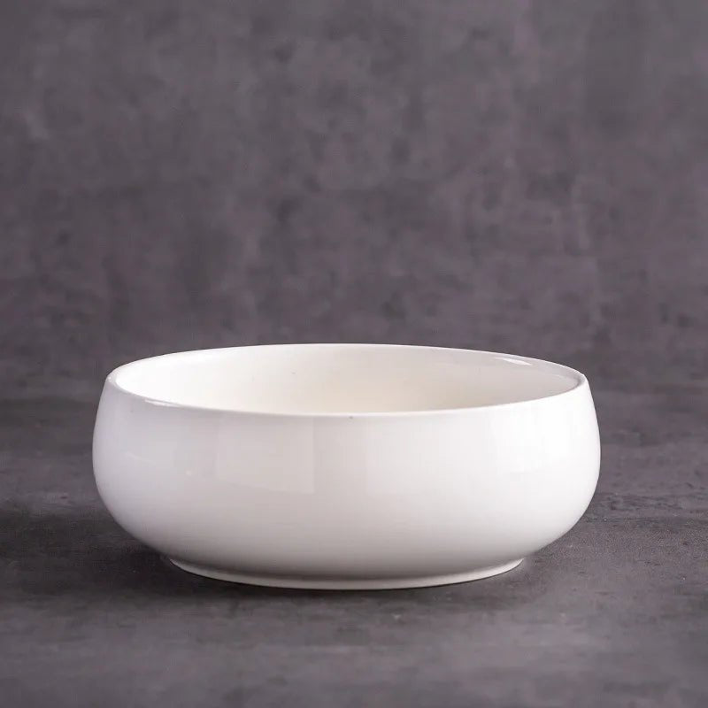 Lotus Plant Bowl – Ceramic Garden Planter with Glazed Finish - Hurbane Home