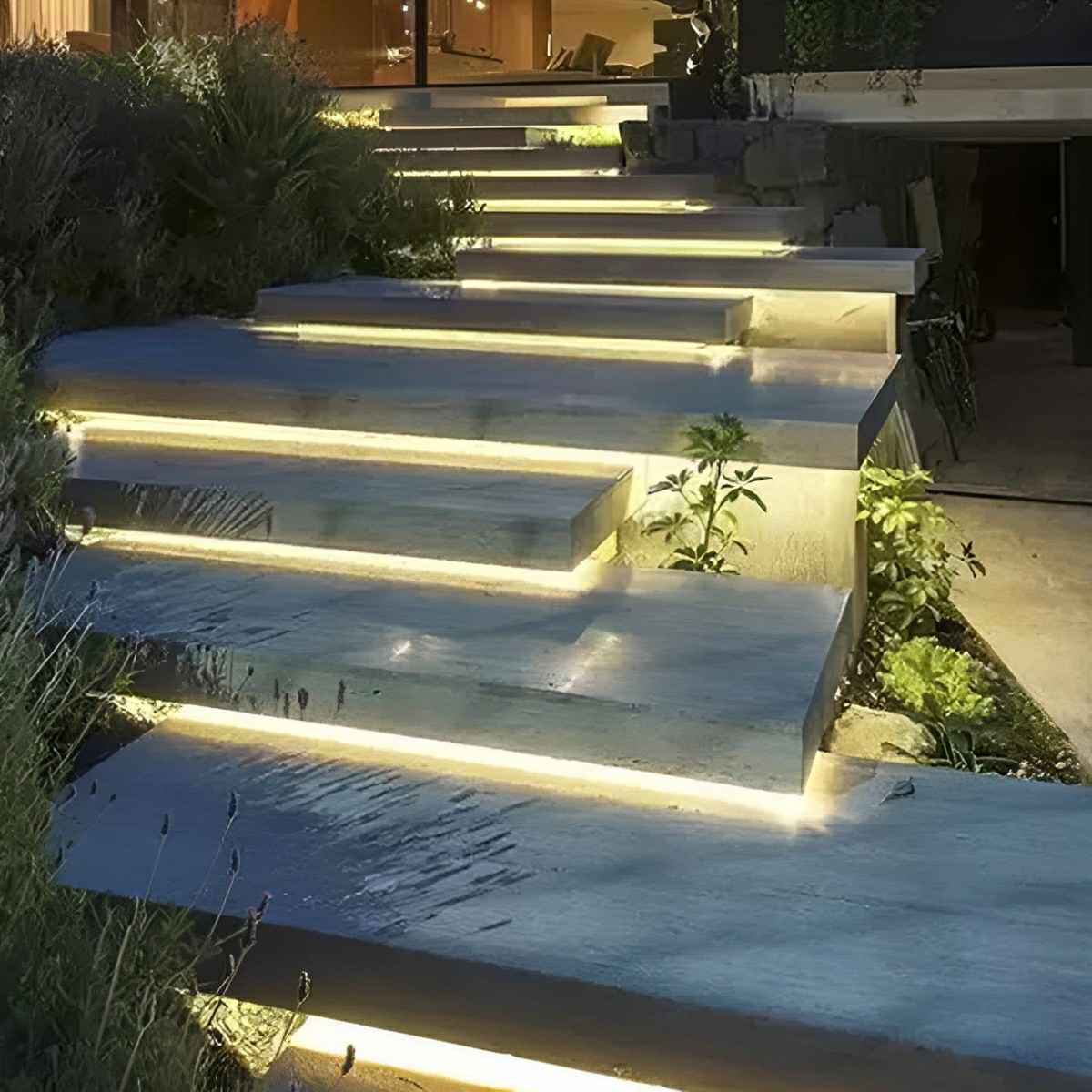 Waterproof outdoor LED strip light detail view 5 showing finish and construction