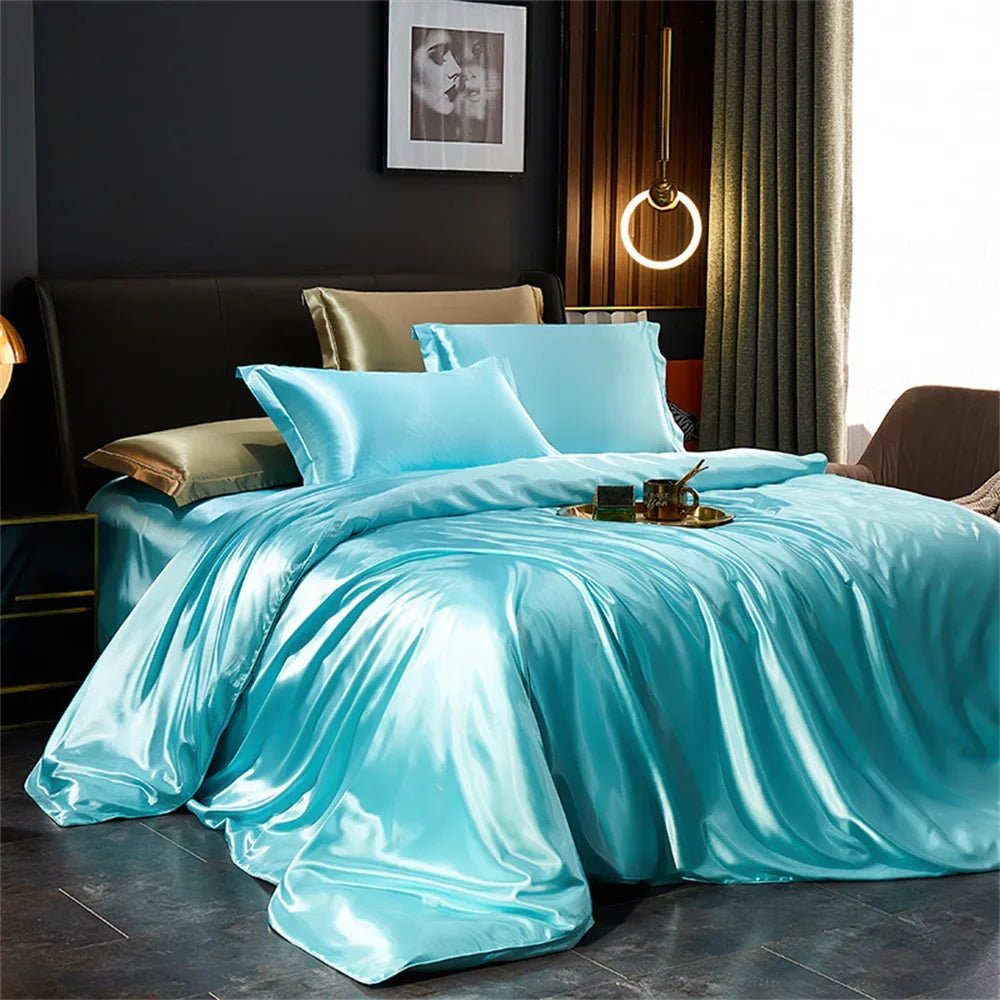 Luxury Silk Bedding Set - Soft Mulberry Silk for Ultimate Comfort and Elegance - Hurbane Home